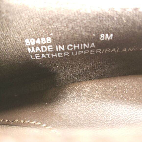 Clarks Partridge Slip On Casual Block Heel Loafer Womens Size 8 89488 Brown - Picture 7 of 9